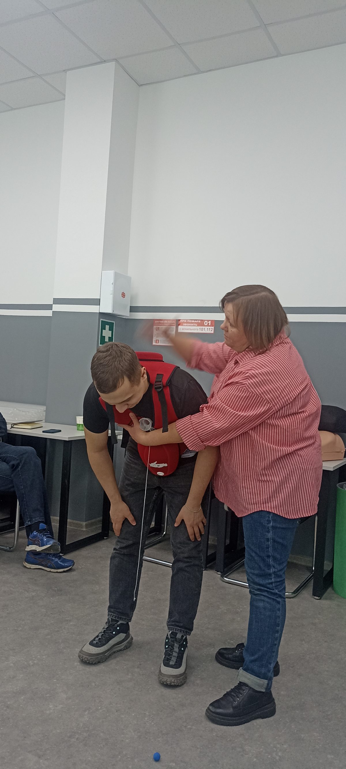 Отработка приёма Геймлиха