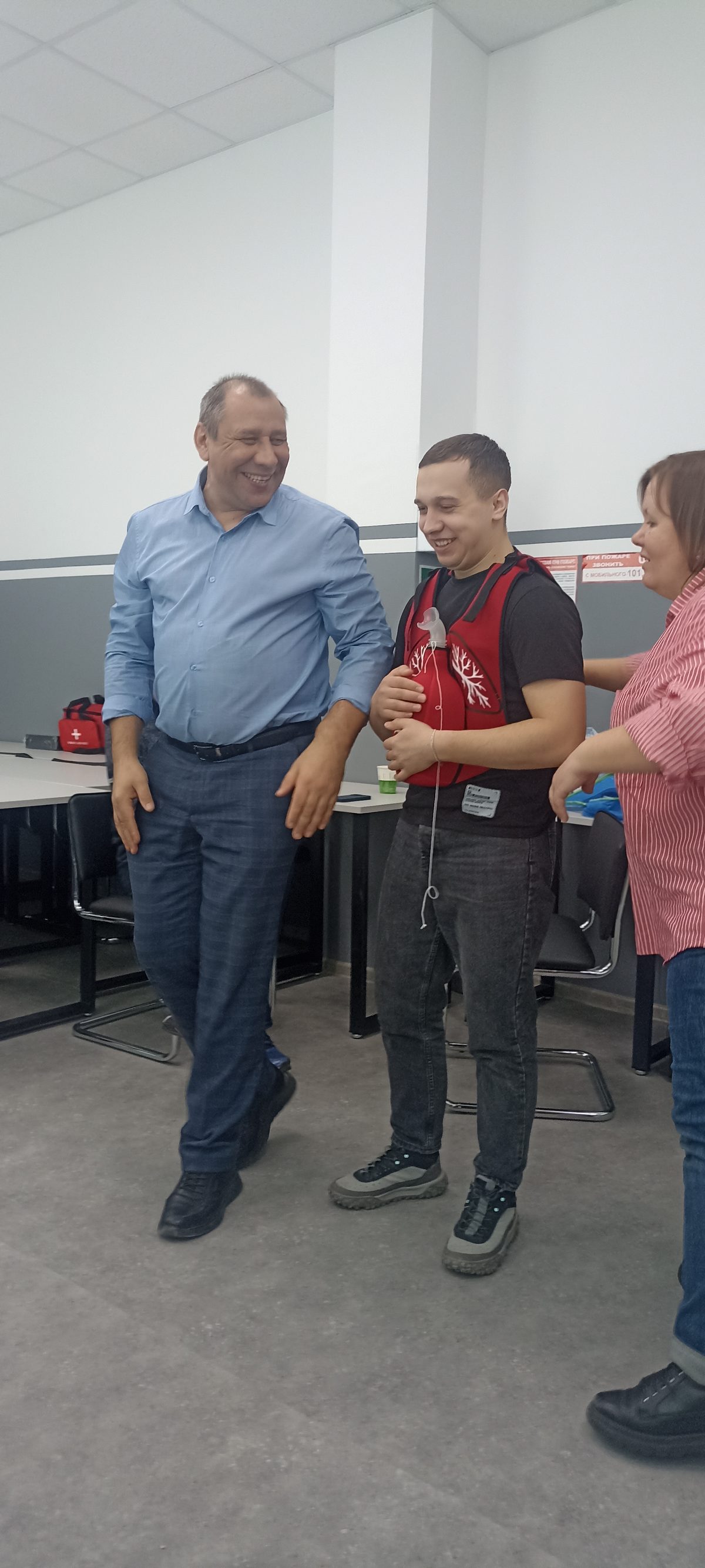 Групповая отработка навыков первой помощи